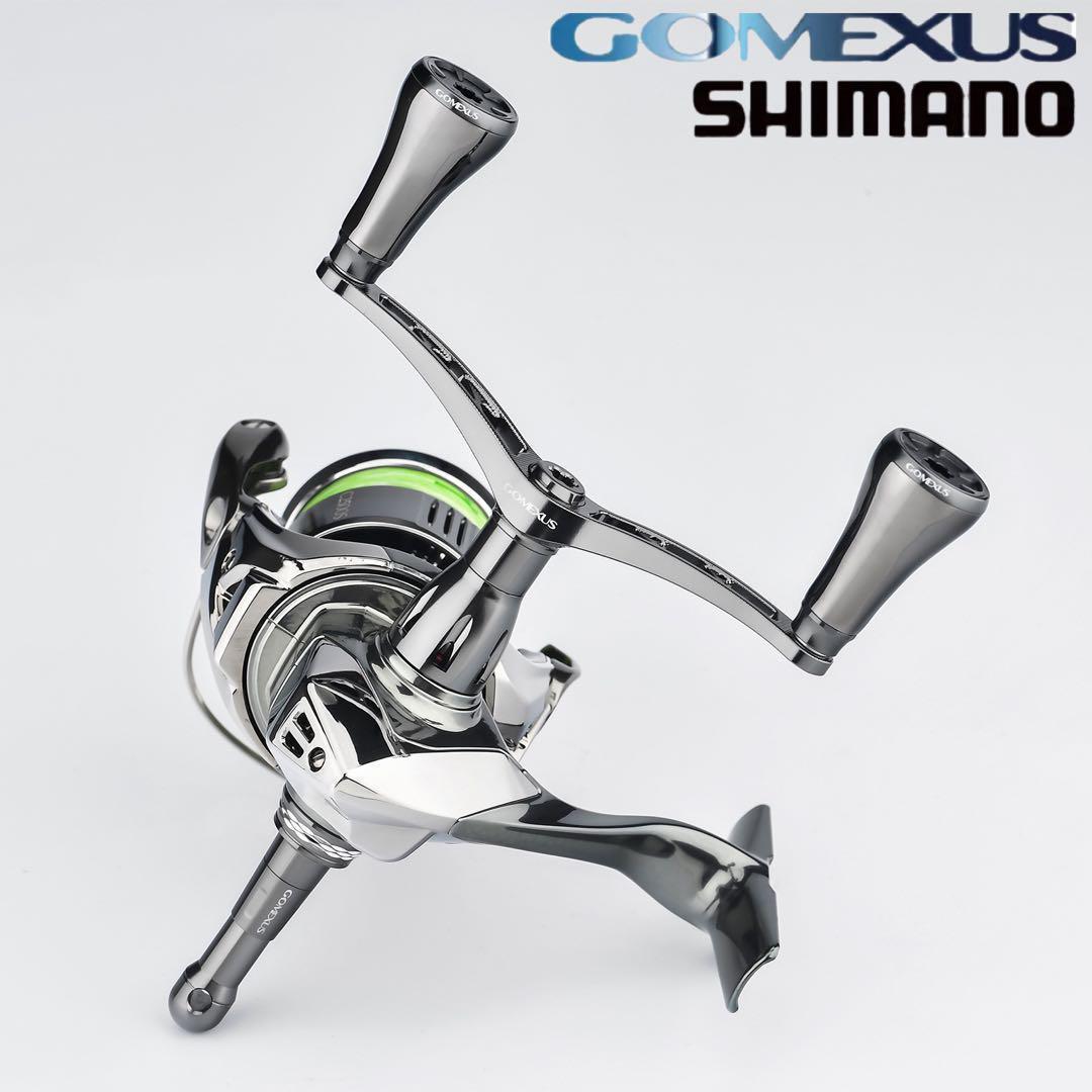 ゴメクサス/ステラカラー/シマノS2 ダブルハンドル/チタンノブ/ガンメタ98㎜