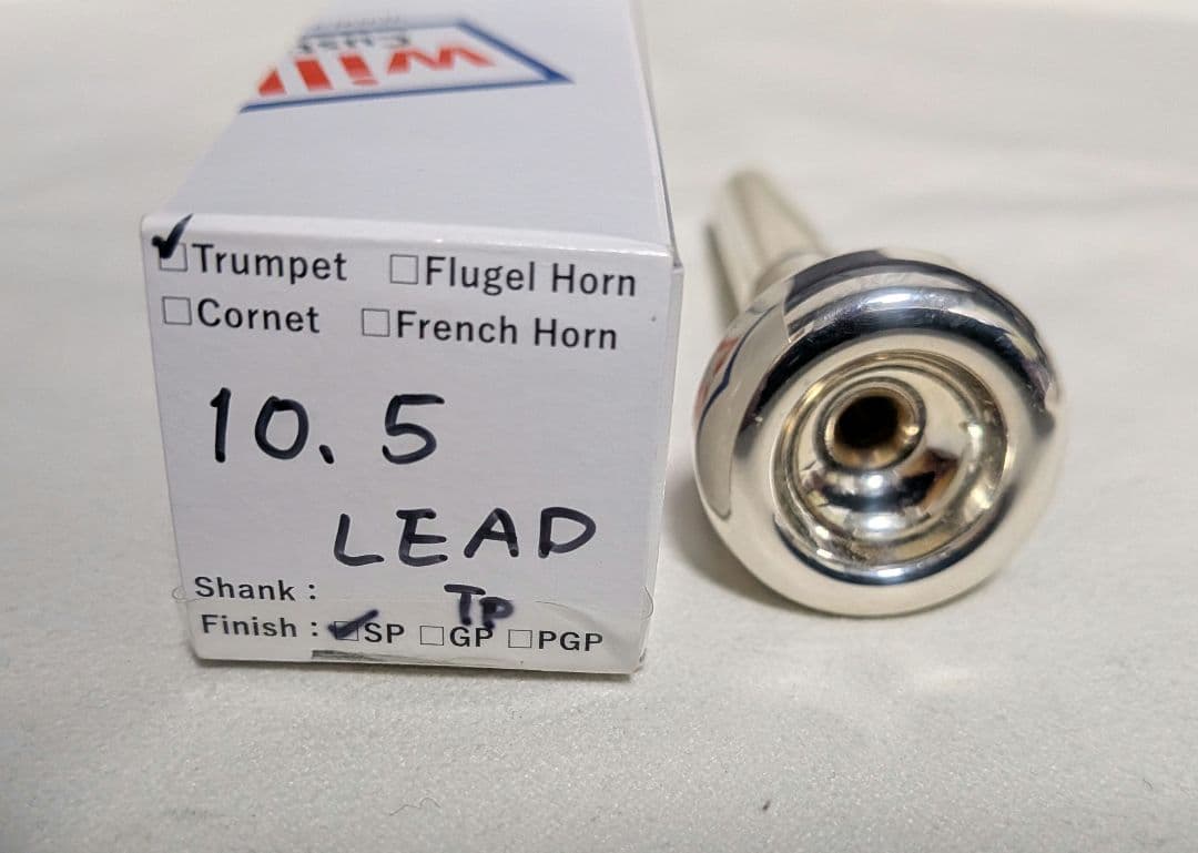 最終値下げ Willie's 10.5 LEAD トランペット マウスピース