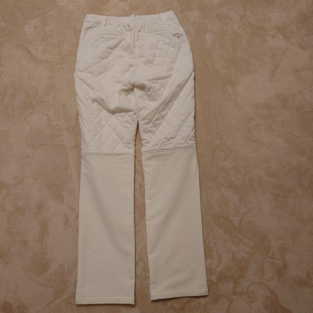 ホワイト キルティング レディースパンツ