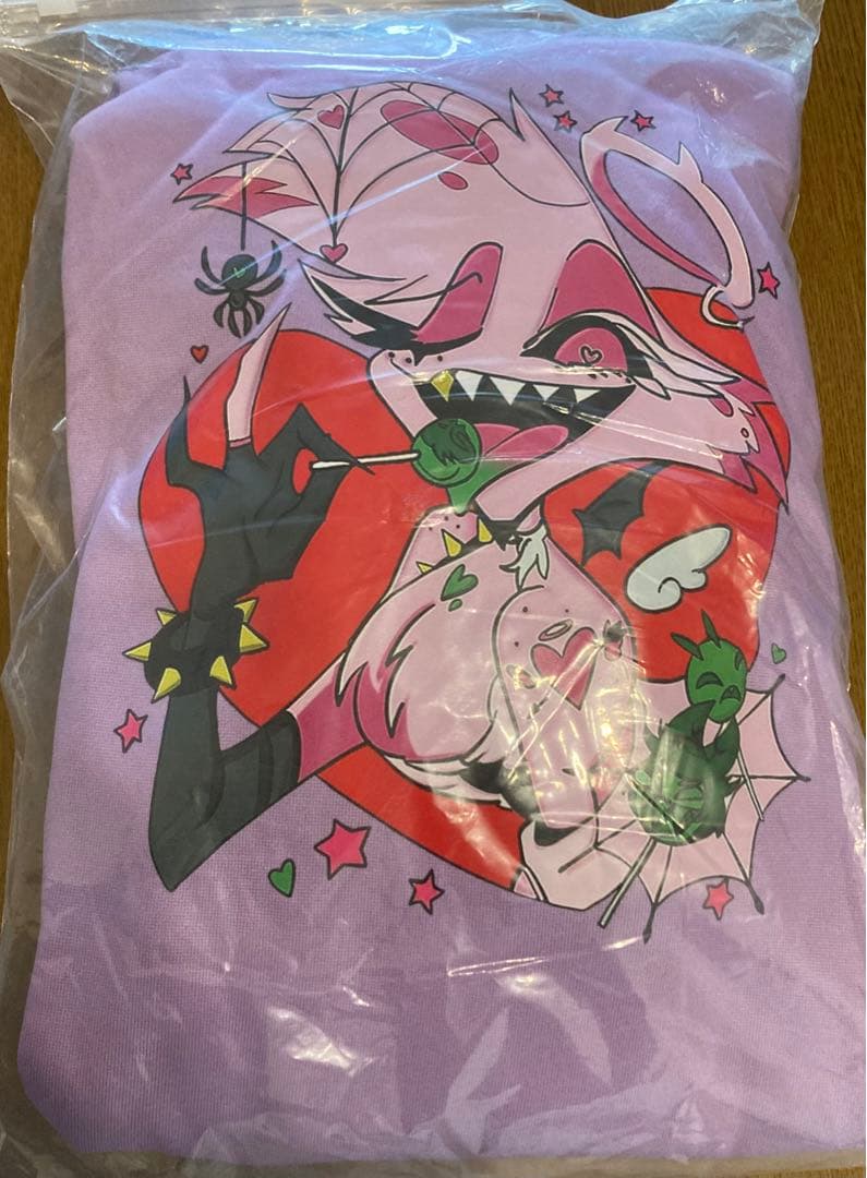 HAZBINHOTEL ハズビンホテル エンジェルダスト パーカー パープル