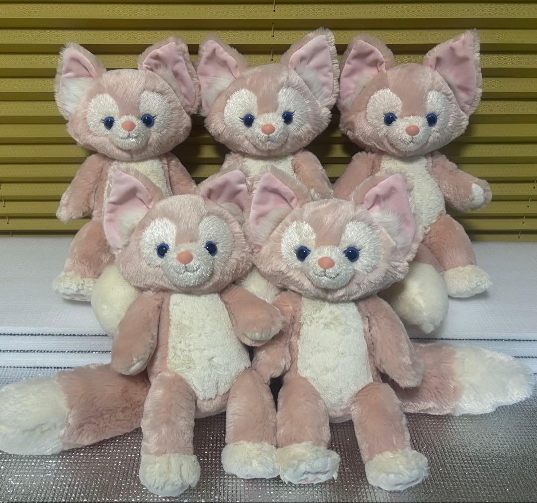 最終値下美品リーナベルSサイズぬいぐるみ5体セットダッフィーフレンズ