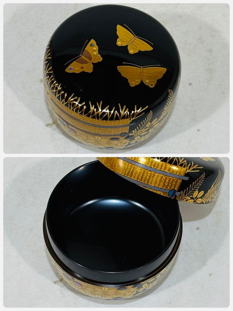 人間国宝　一后一兆作　野々宮 棗　美品　共箱　茶道具　送料込