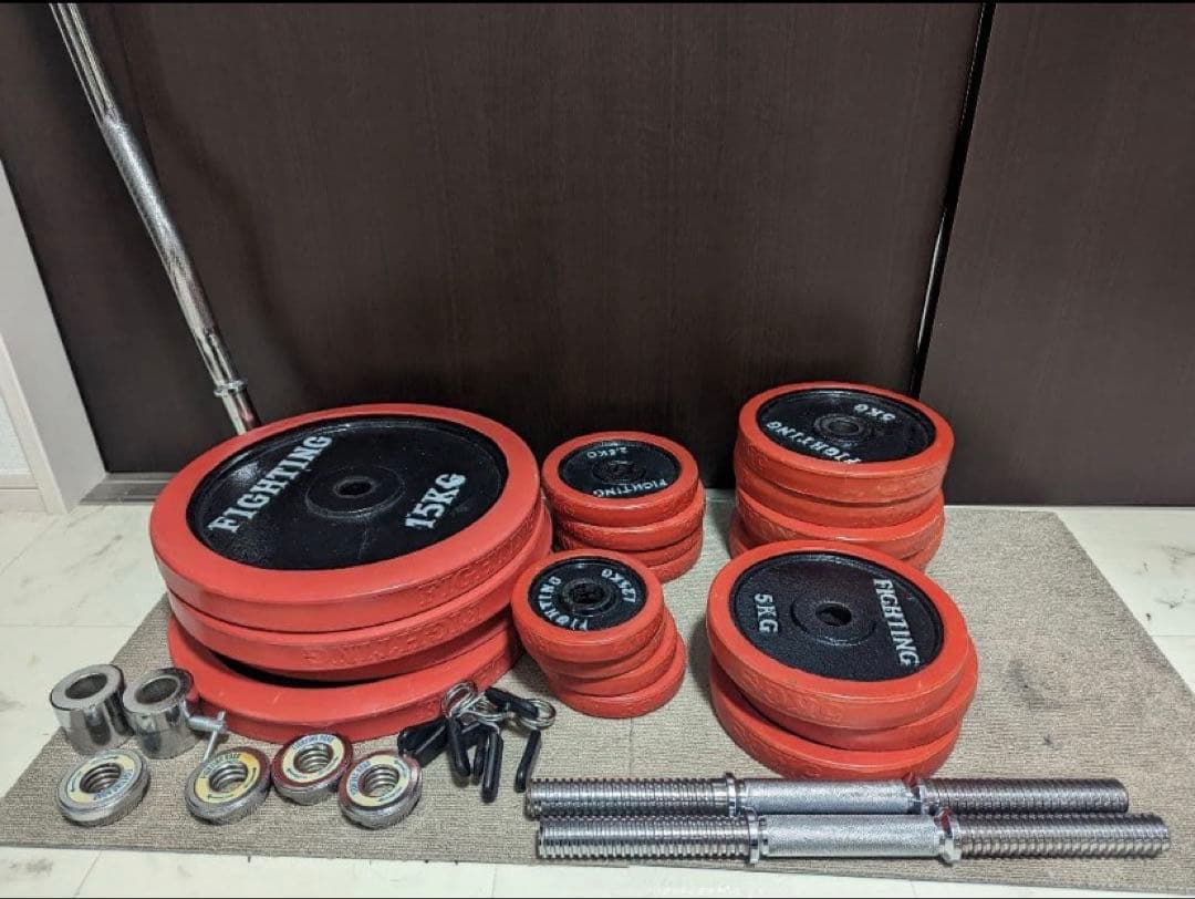 甘えん坊将軍　【直接取引希望】ダンベルセット 計115kg