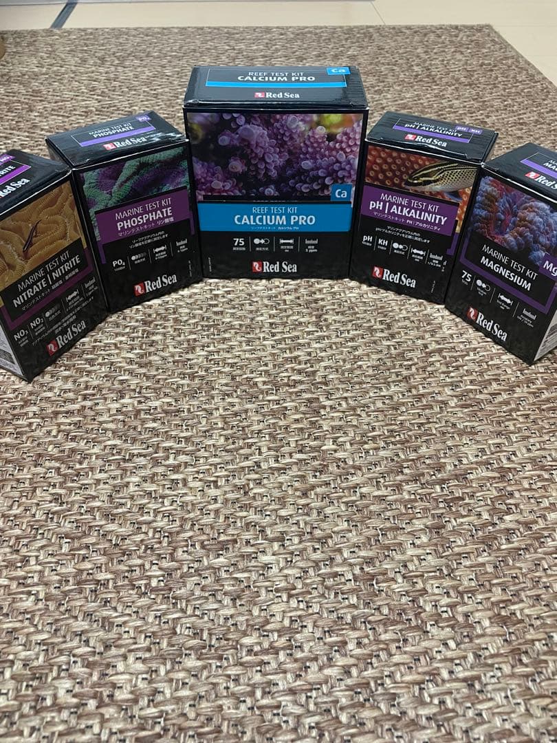 水質管理 REDSEA REEF TEST KIT & MARINE TEST KIT