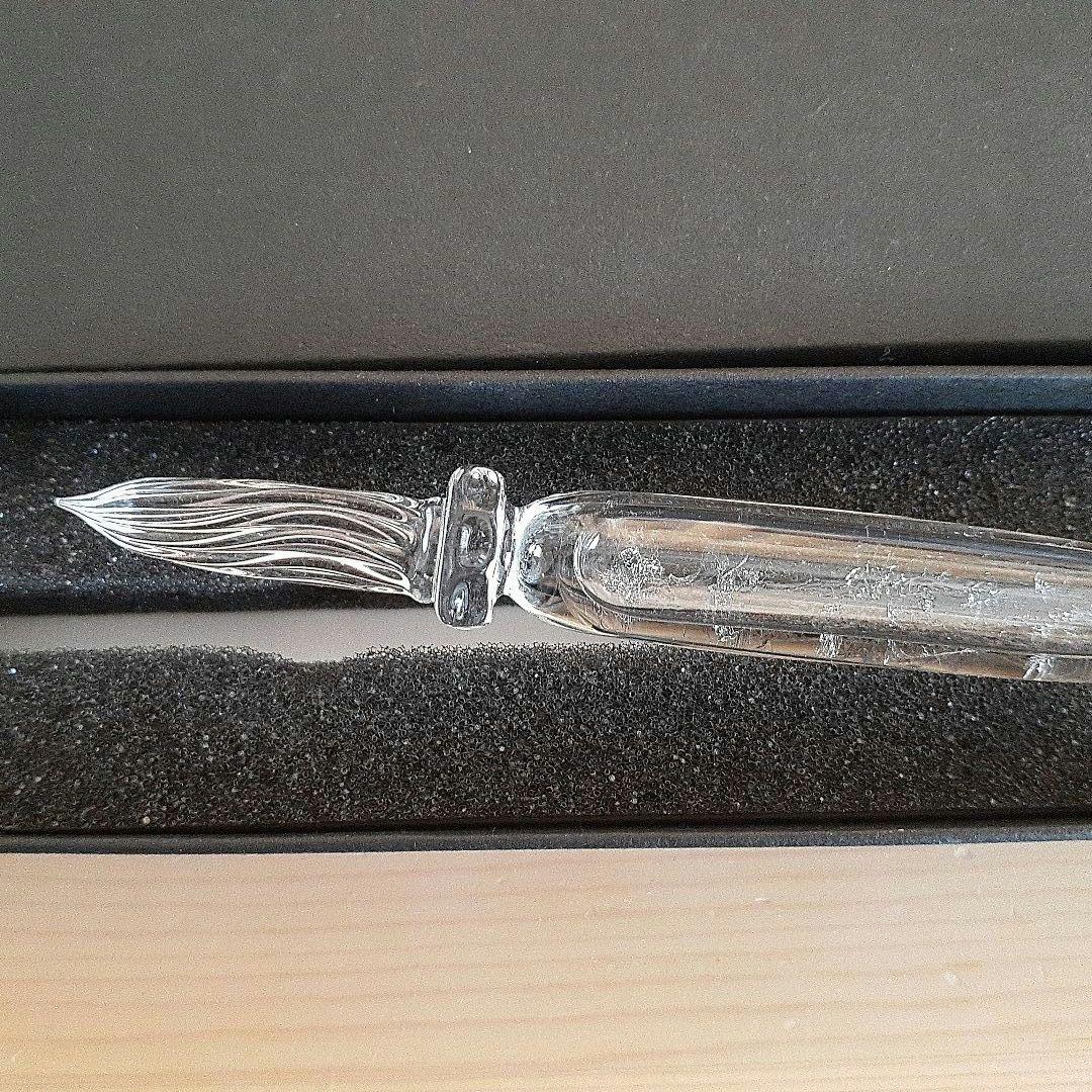 ガラス工房まつぼっくり　ガラスペン　ストームガラス　未使用