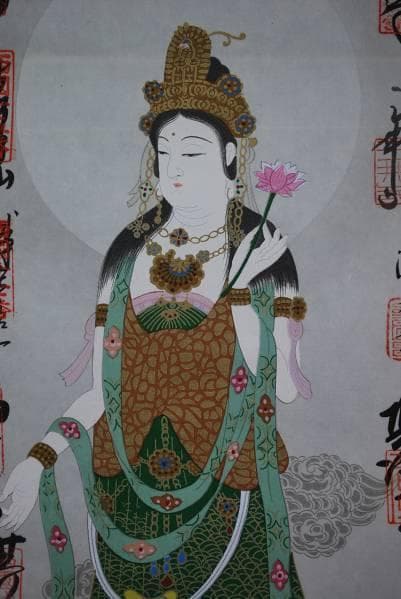 西国三十三ヶ所霊場集印肉筆掛軸/御朱印/掛軸☆宝船☆I-187