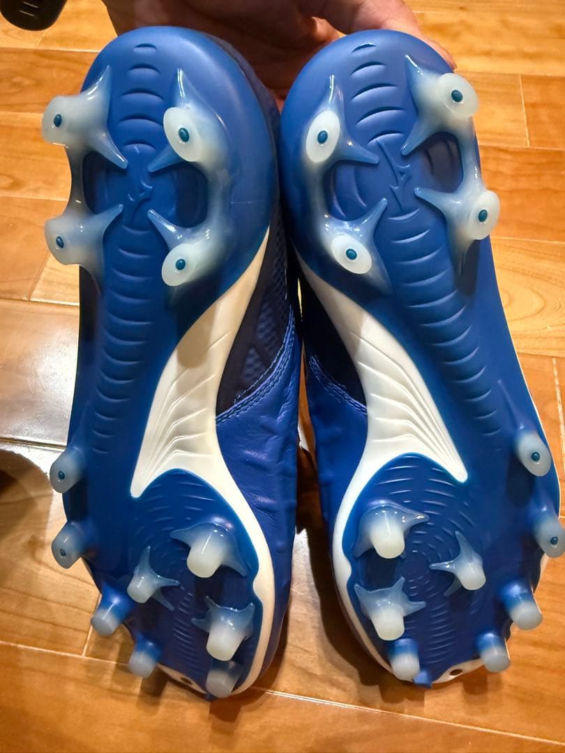 新品レビュラ3ジャパンMizuno サッカーシューズ 青 日本製　27センチ