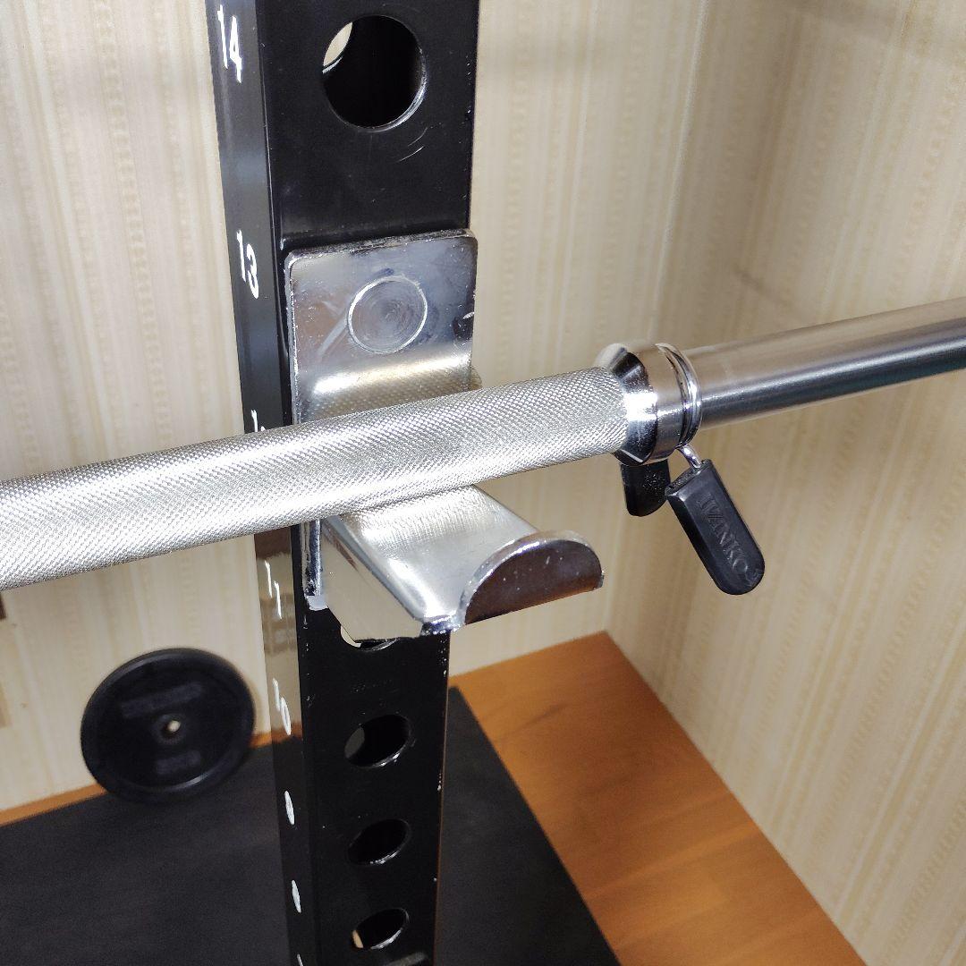 POWERTEC パワーラック ＋ バーベルバー ＋ 全身ミラー ＋ マット