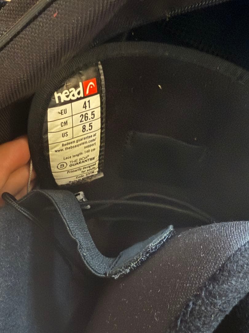 headスノーボードブーツ ブラック　その他ウェア(下)等付き