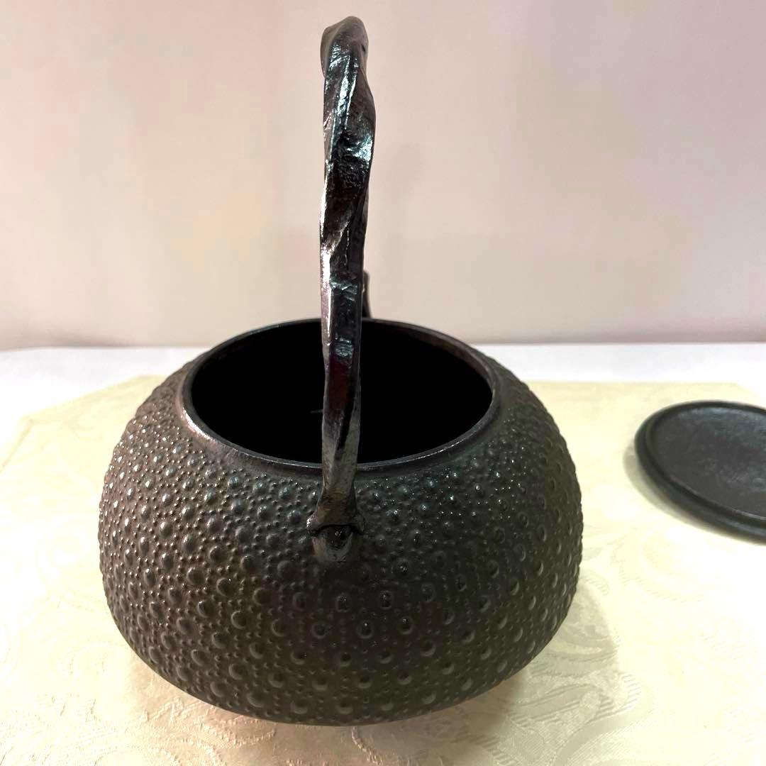 お値下鉄瓶、岩鋳、南部鉄器、鉄鍋、やかん、昭和、レトロ、未使用、日本製、大型