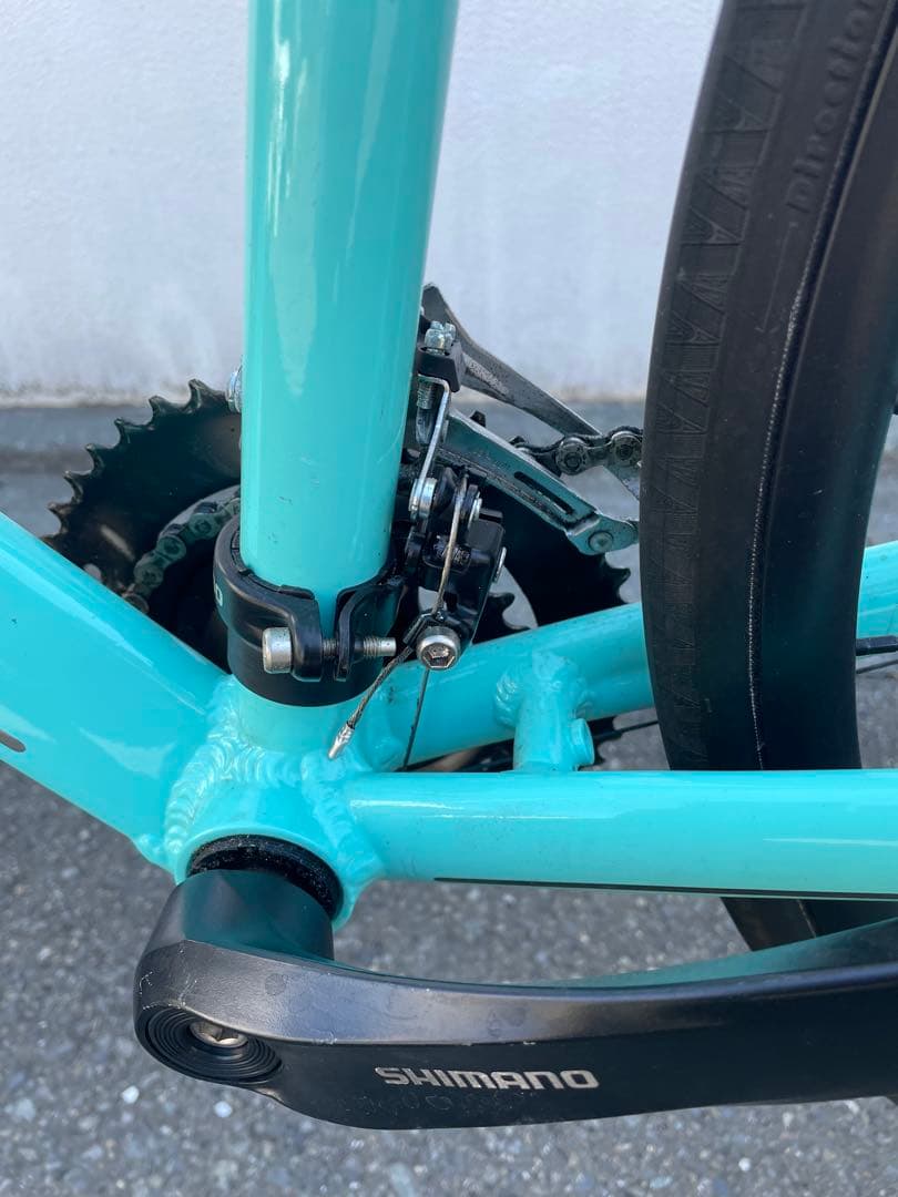 最終値下げ　Bianchi ROMA3 50サイズ　ディスクブレーキ　ライト付