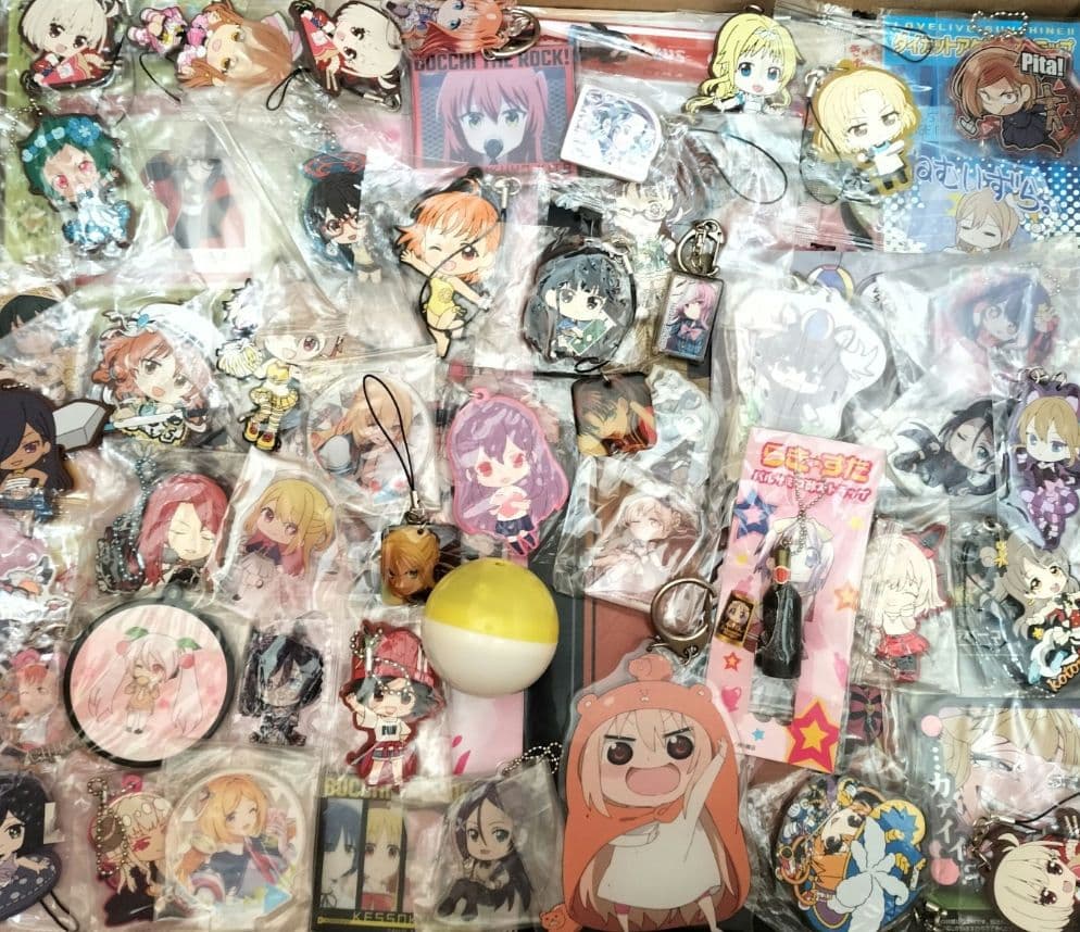 大量 まとめ売り 美少女 紙類 ポストカード ぬいぐるみ アクリルスタンド