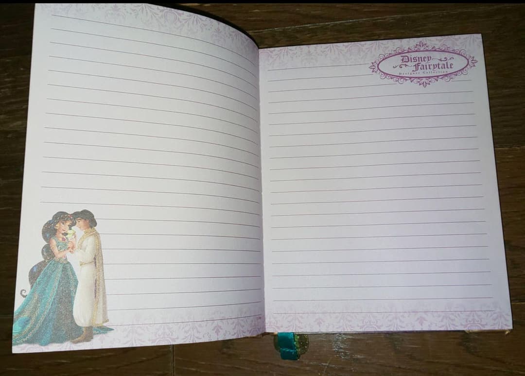 日本未発売 Aladdin アラジン ジャスミン 手帳 ノート ディズニー