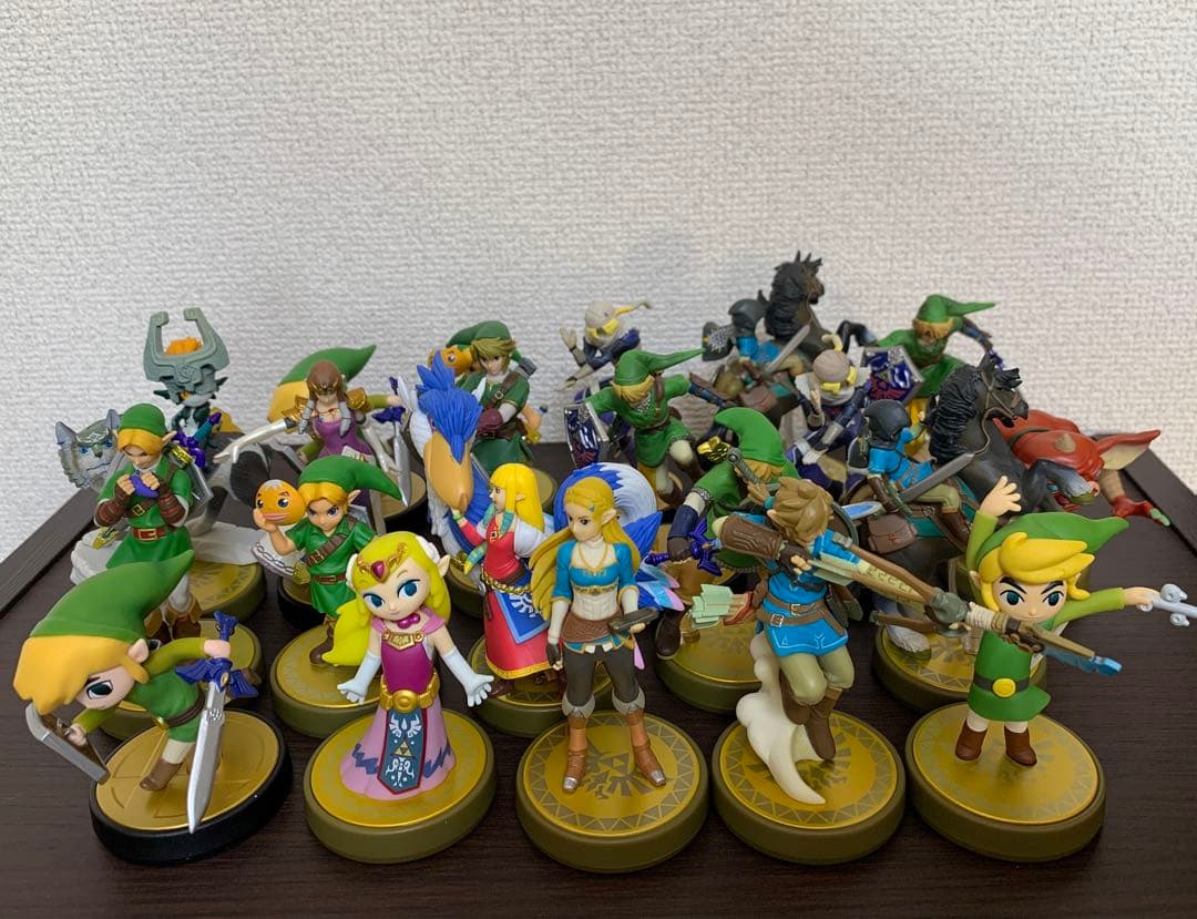 ゼルダの伝説　ゼルダ　リンク　amiibo 21体セット