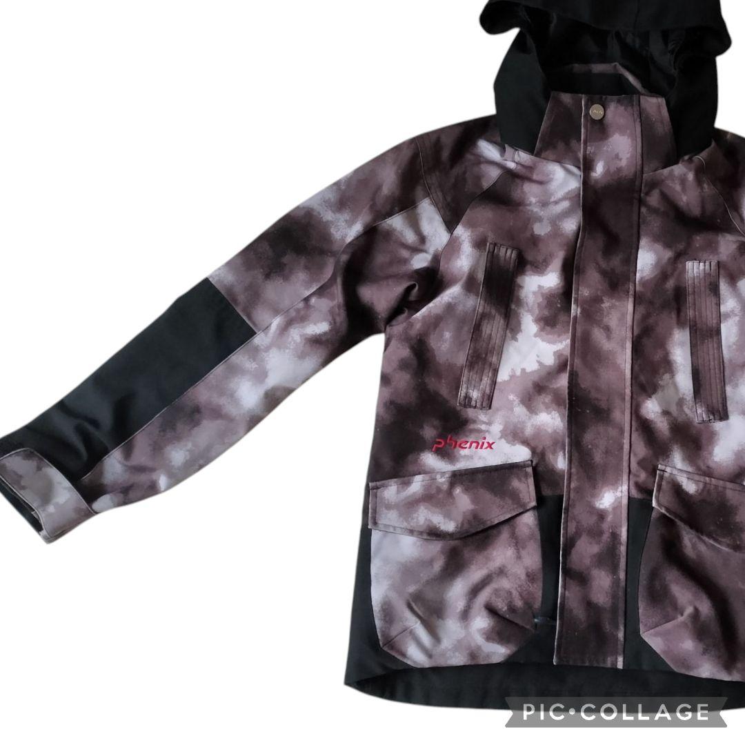 【美品】Phenix 140 カモフラスキーウェア 上下セット ジュニア 男の子