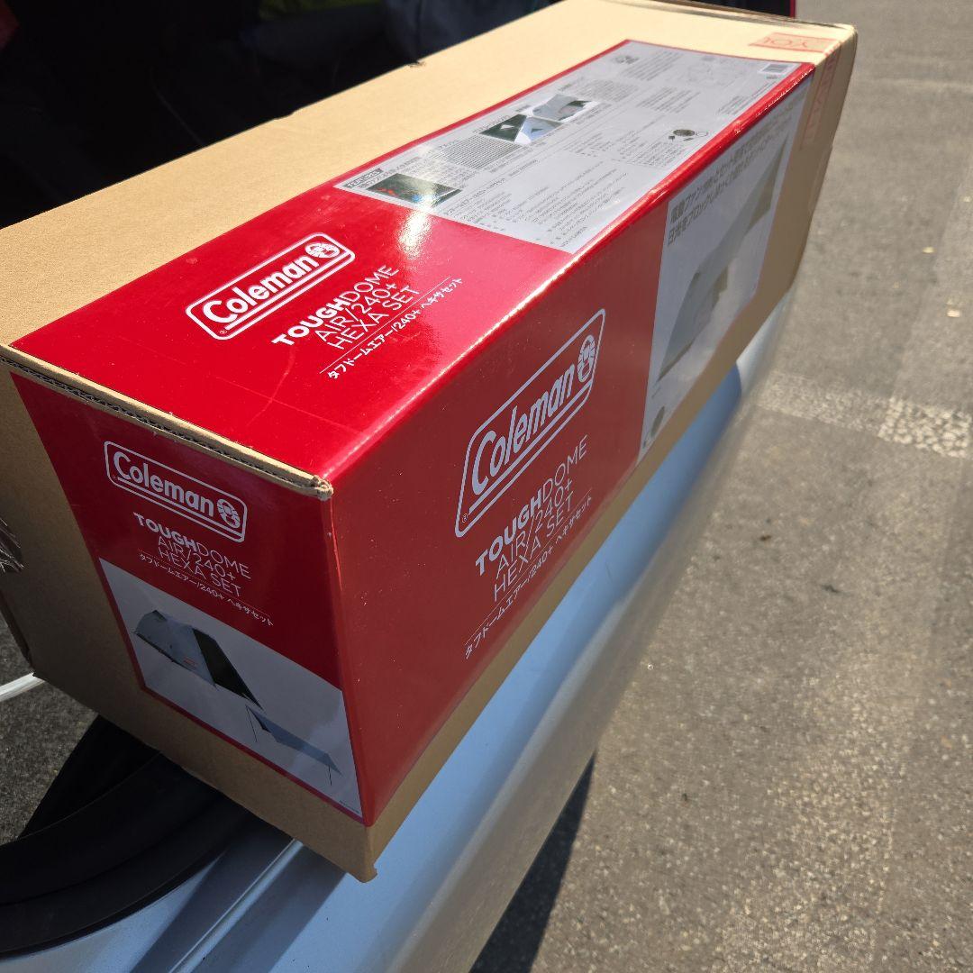 【新品・未使用・未開封】コールマン・タフドームエアー240＋ヘキサタープセット