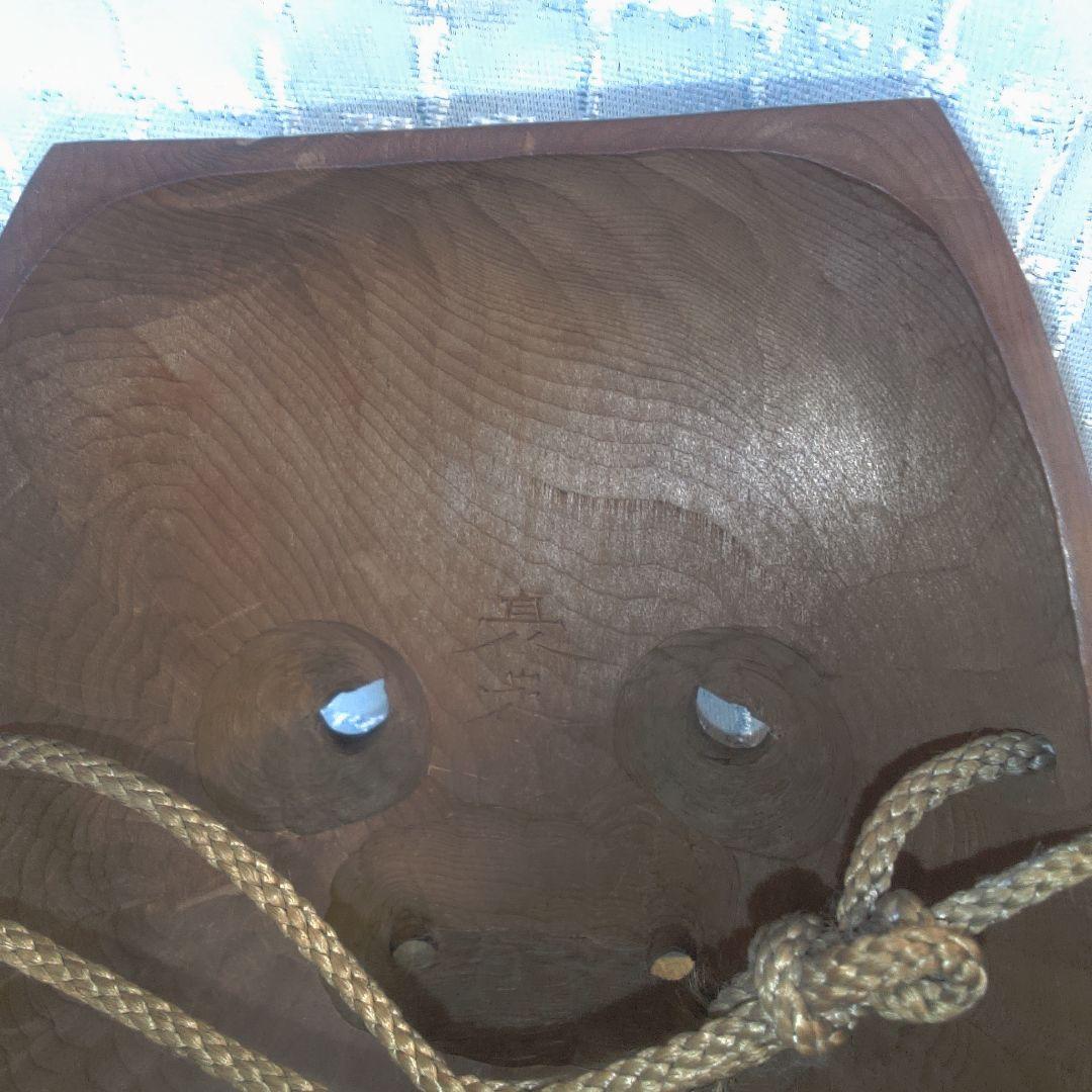 面 木彫 木製顔面マスク 茶色 キズスレ小傷打痕あります