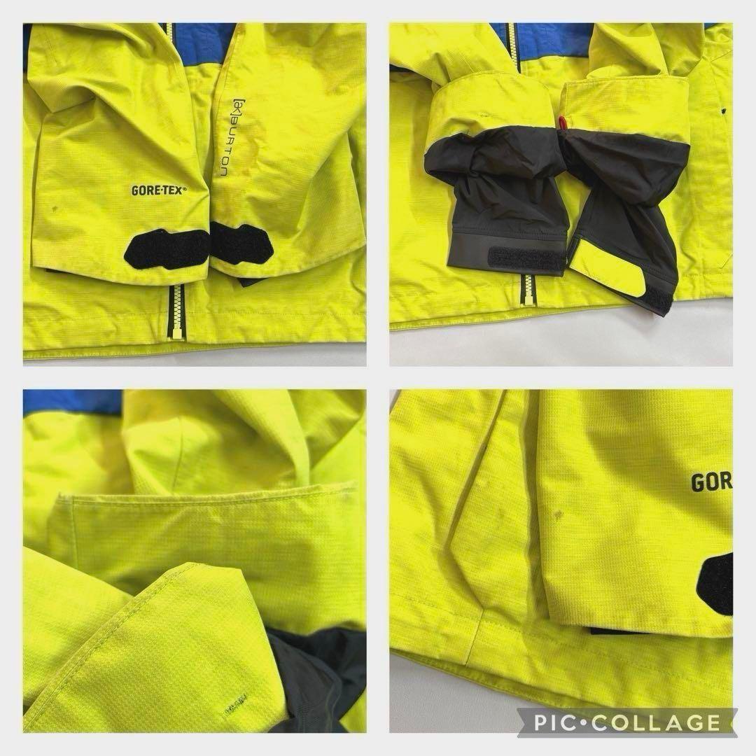 バートンak ゴアテックス　M イエロー　ブルー　スノボジャケット　ウェア