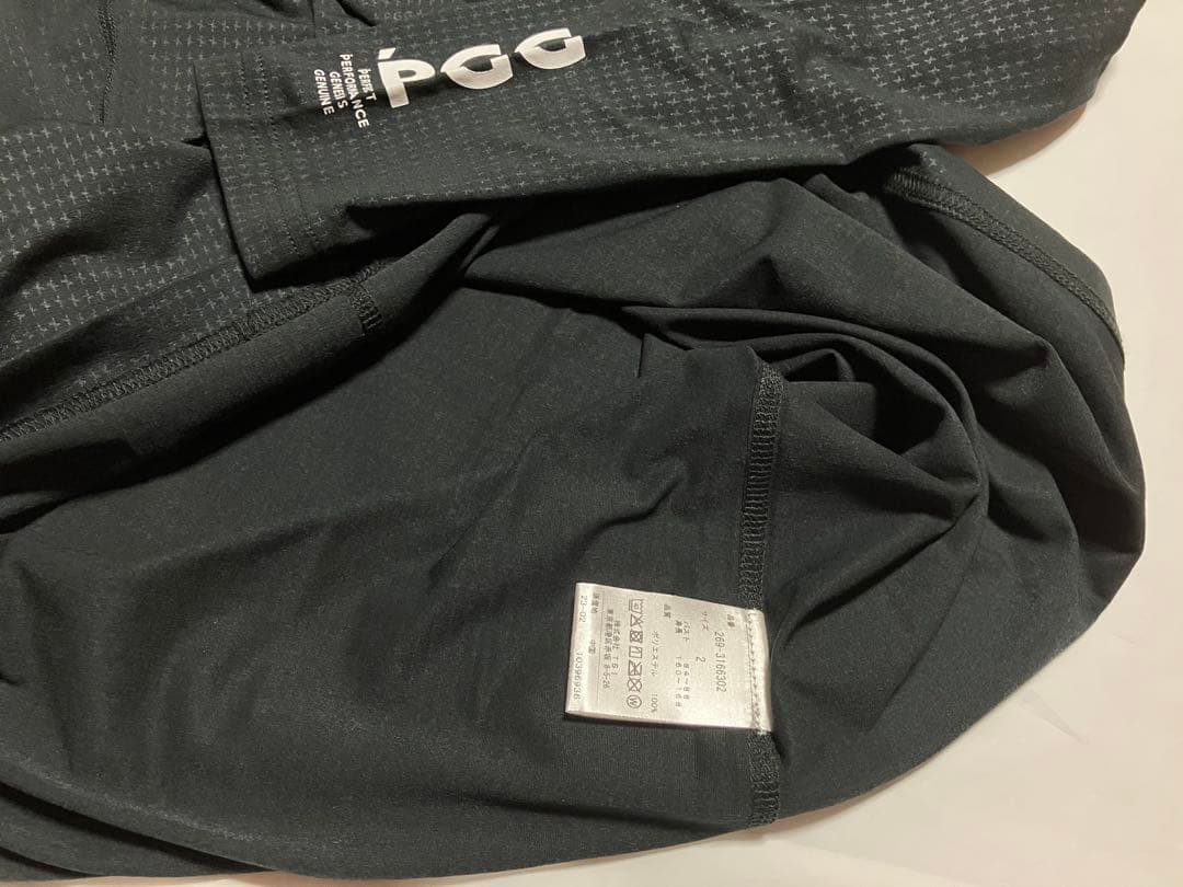パーリーゲイツ　PGG 長袖ハイネックカットソー　2 ブラック　新品未使用