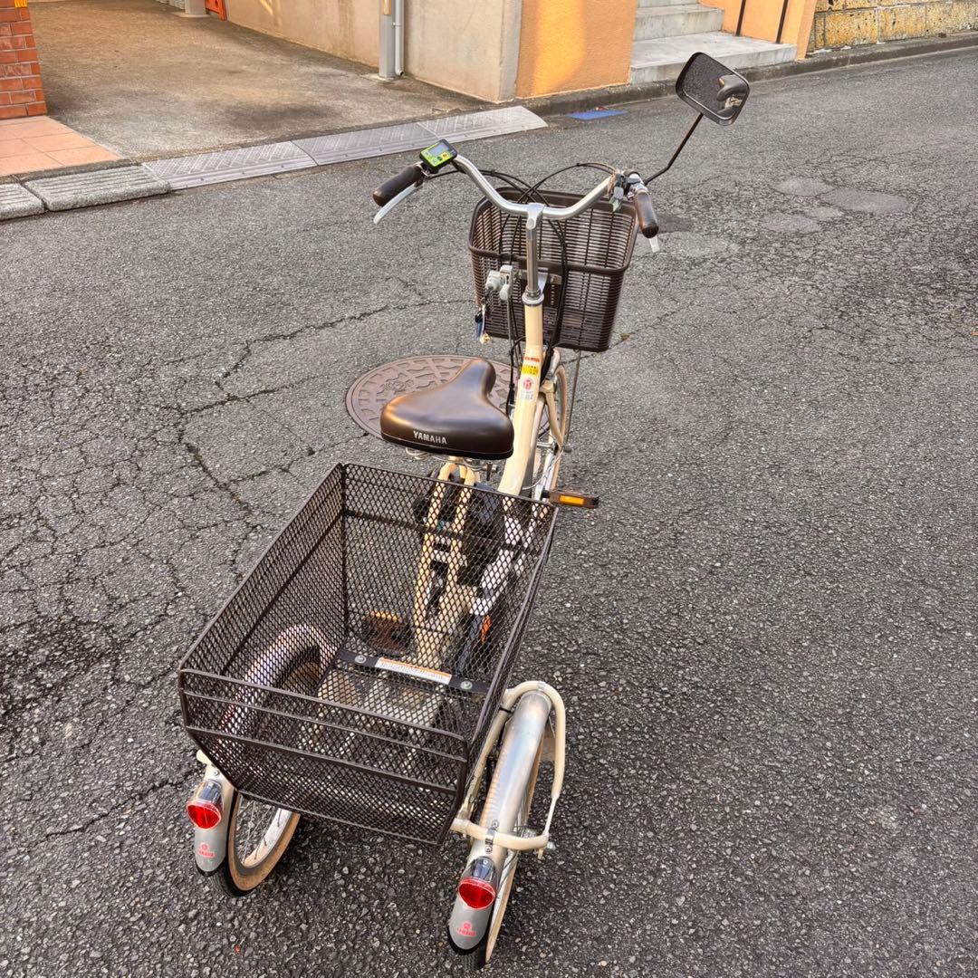 電動アシスト自転車 YAMAHA PAS 三輪ワゴン