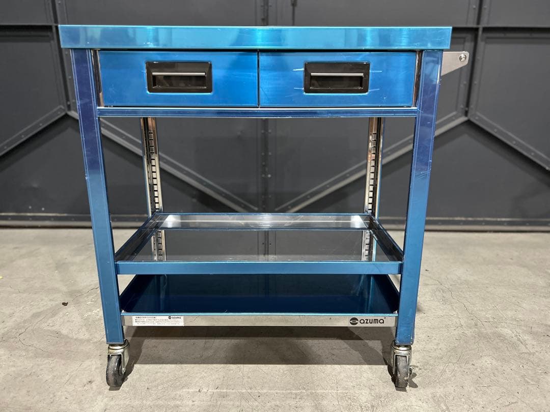 定価10万円◎美品◎ ステンレスワゴン　作業台　azuma　東製作所　医療器具