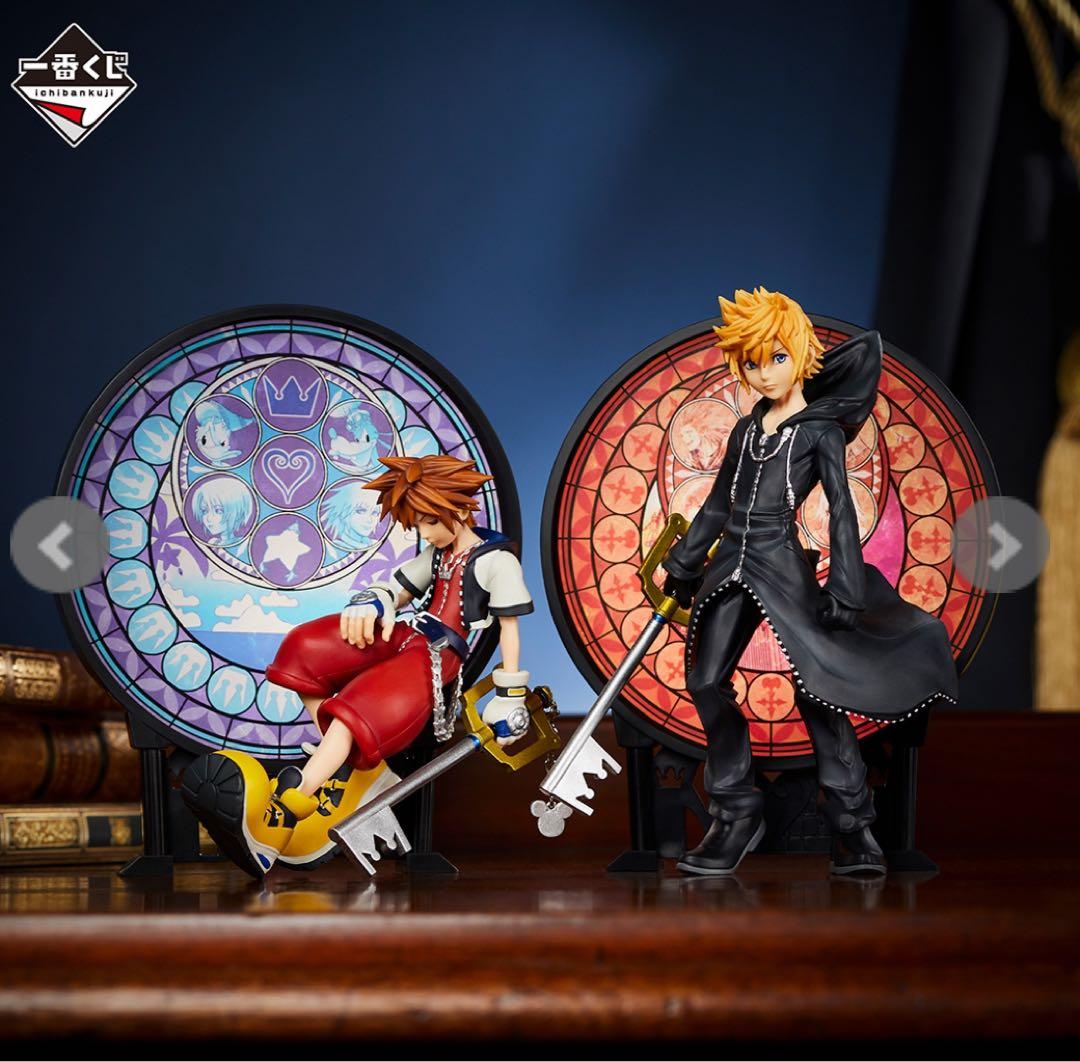 新品2個セット　キングダムハーツ 一番くじ　A賞&ラストワン賞　ソラ　ロクサス