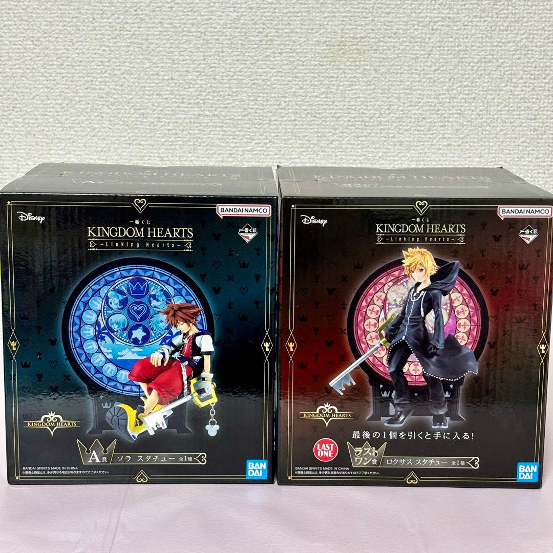 新品2個セット　キングダムハーツ 一番くじ　A賞&ラストワン賞　ソラ　ロクサス