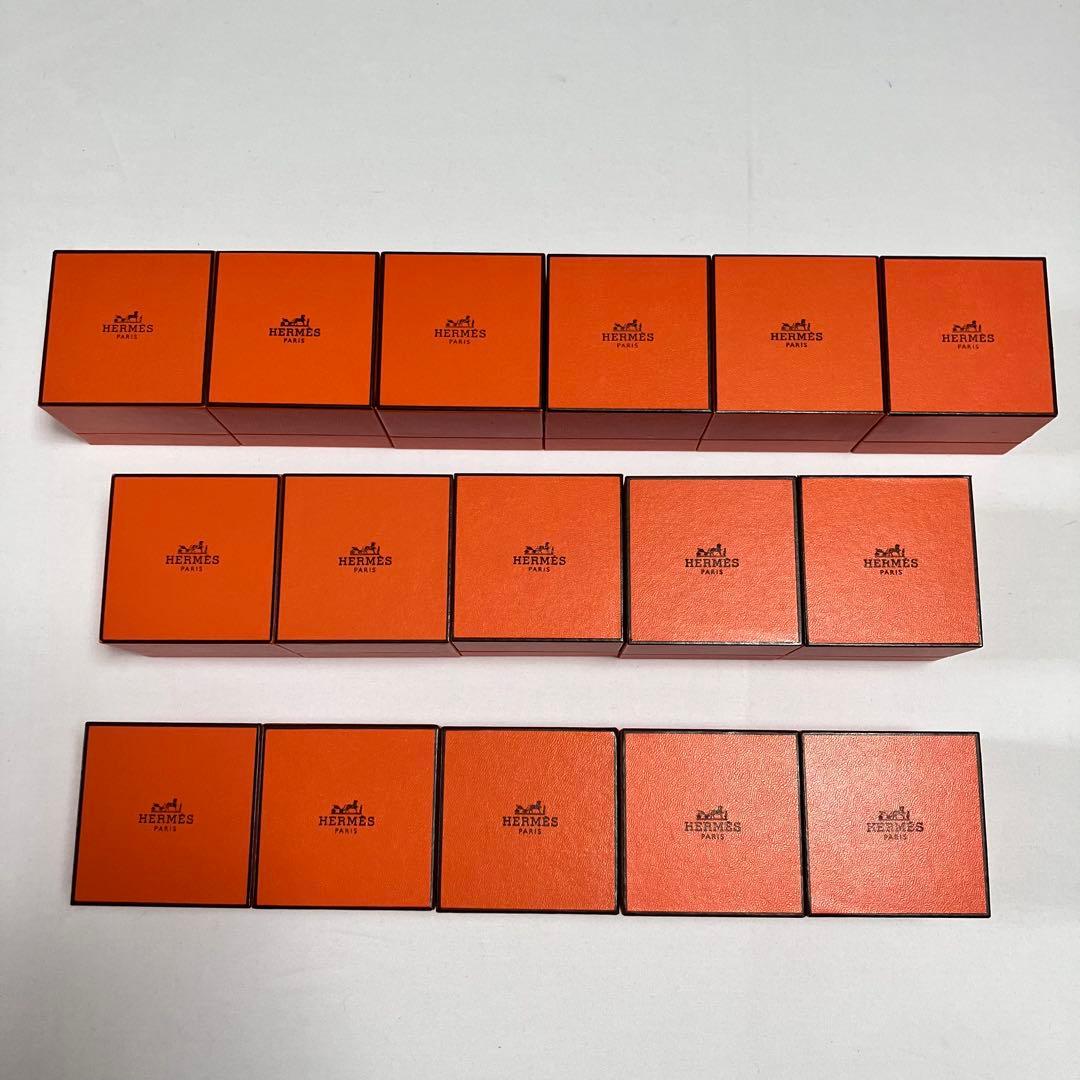 エルメス　リングケース　空箱　16点セット　レザー調　指輪入れ