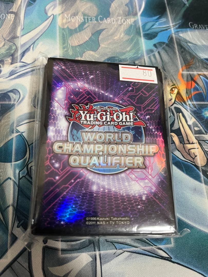 遊戯王　wcq 2014 スリーブ　パープル　紫　新品未開封