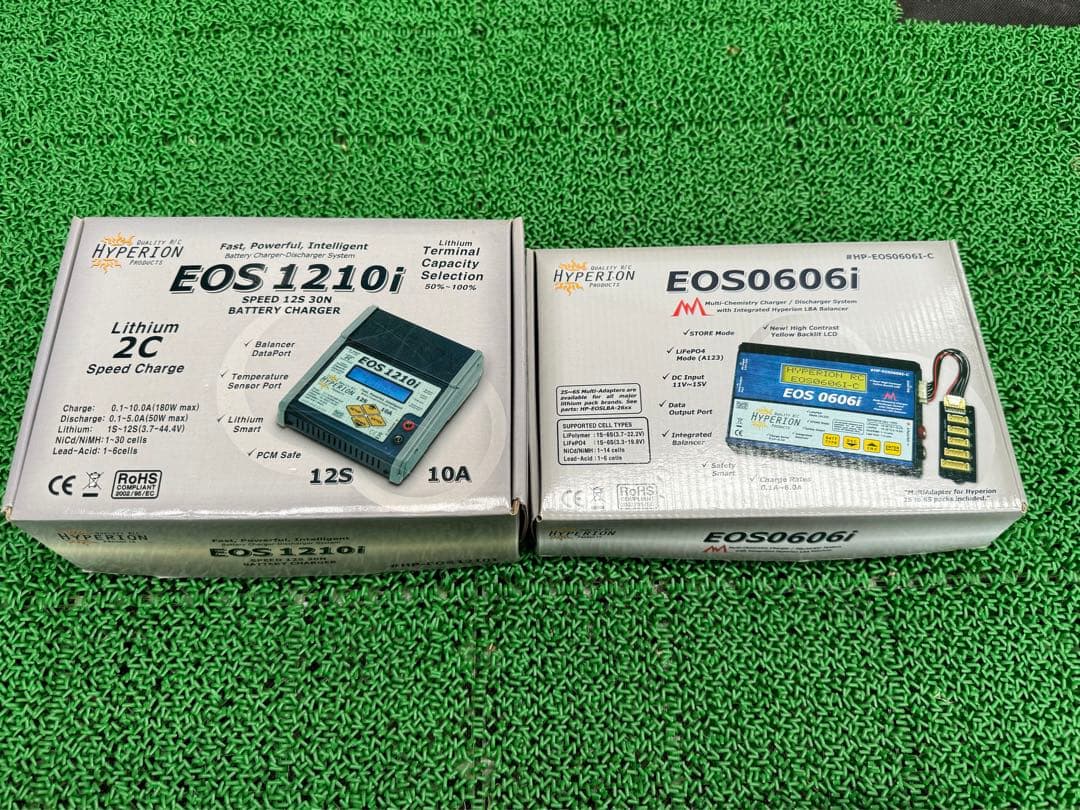中古Hyperion EOS 1210i & 新品EOS 606i 充電器セット