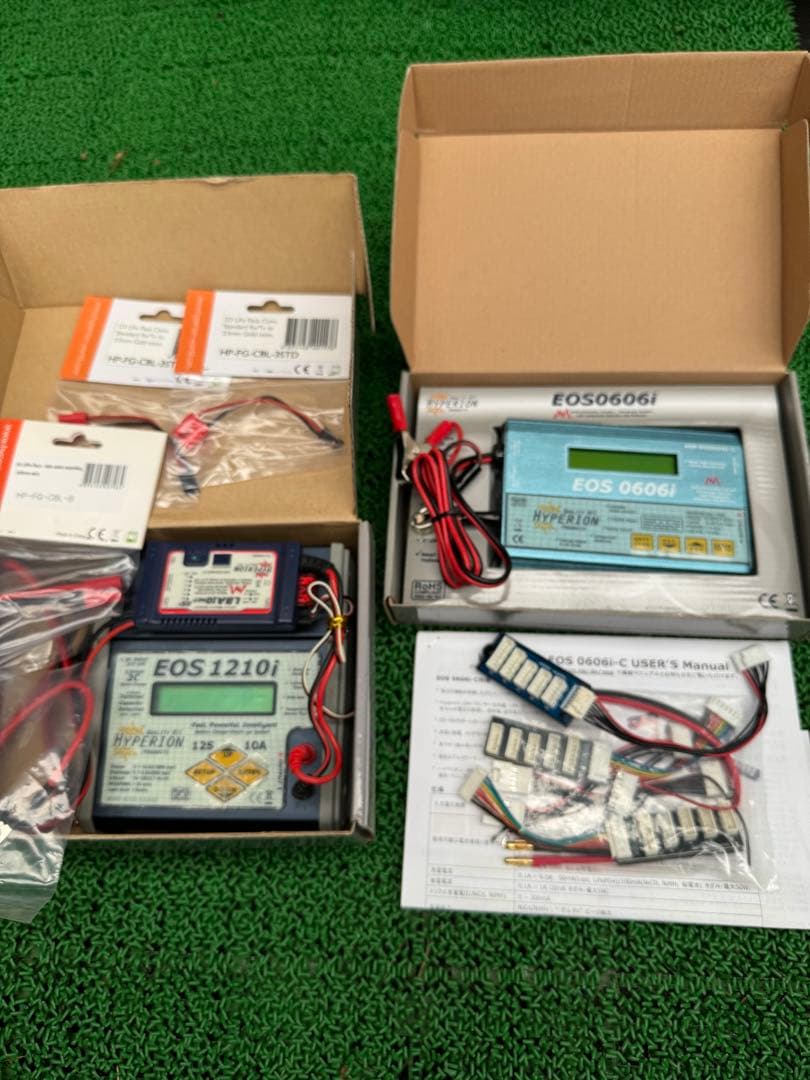 中古Hyperion EOS 1210i & 新品EOS 606i 充電器セット