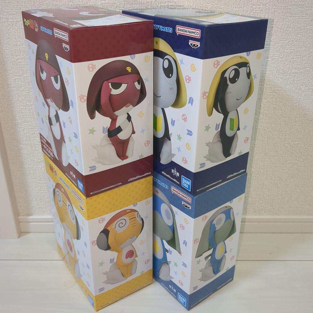 ケロロ軍曹 SOFVIMATES タママ　ドロロ　ギロロ　クルル　フィギュア