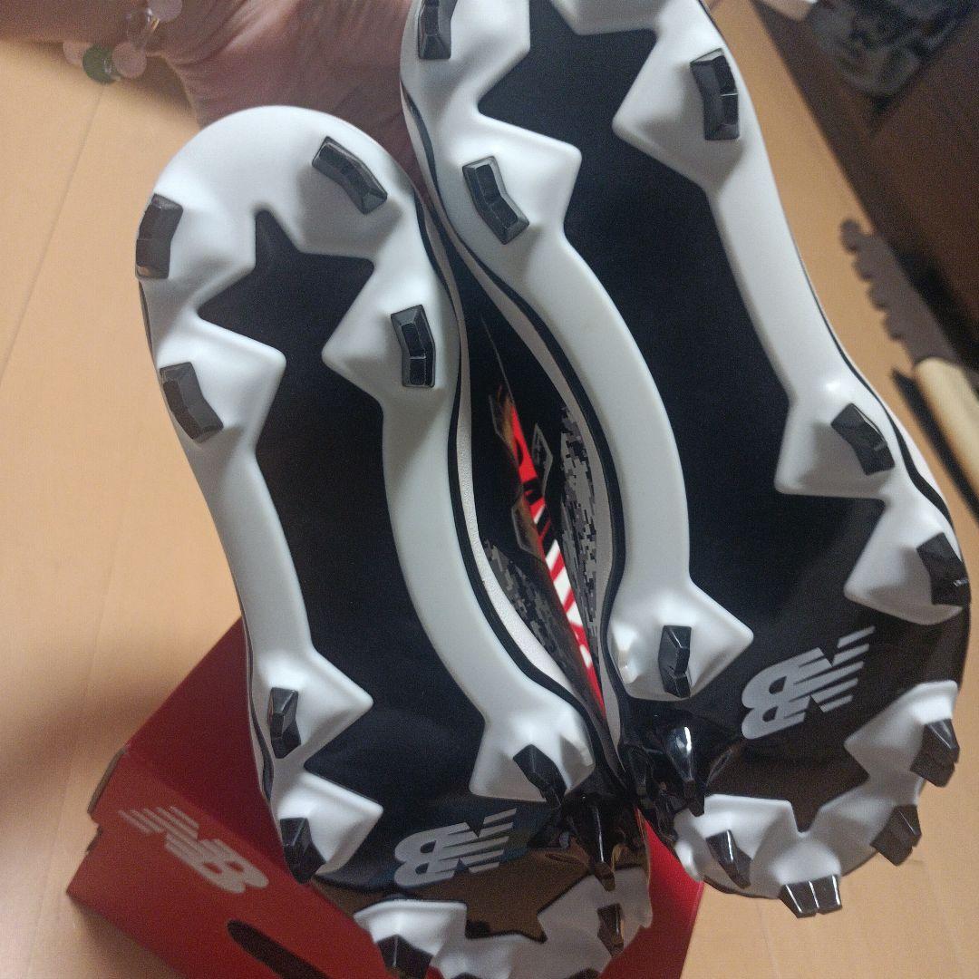 【新品未使用】New Balance 野球スパイク 黒　26.0cm