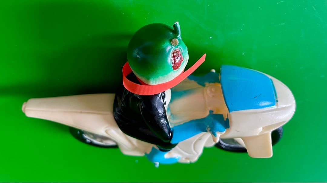 仮面ライダー 新サイクロン号 ソフビ人形 ポピー 希少品です！旧バンダイ