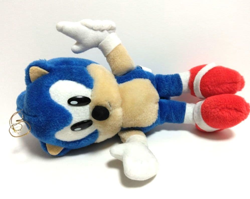 セガハイテクパーク景品　ソニック ぬいぐるみ SEGA レトロ 非売品 1994