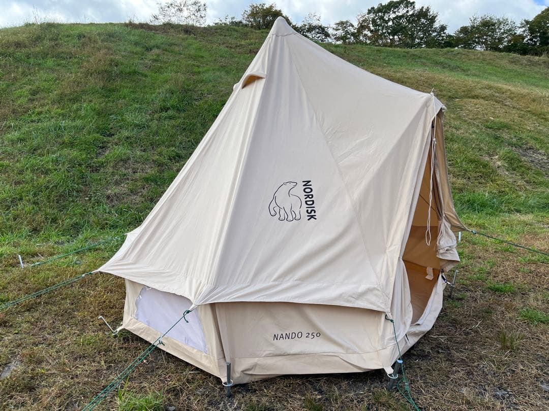 NORDISKテント旧ロゴNANDO250コットンノルディスクナンド
