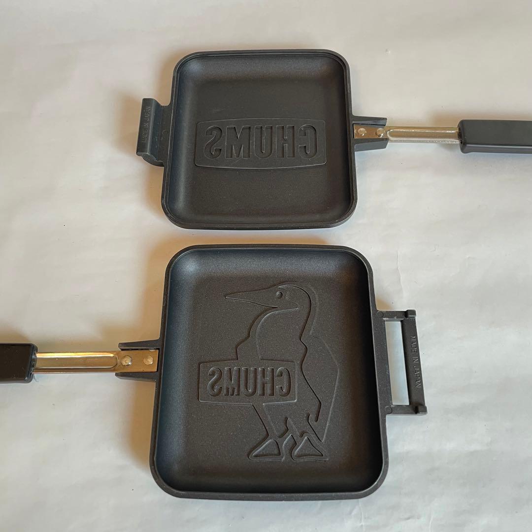 CHUMS・チャムス ・メラミンディッシュセット・ホットサンドメーカーをセットで