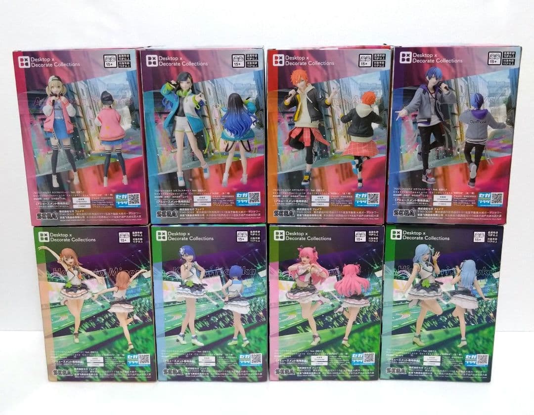 【ビビバス】【モアジャン(モモジャン)】フィギュア８種　＋バニティポーチ