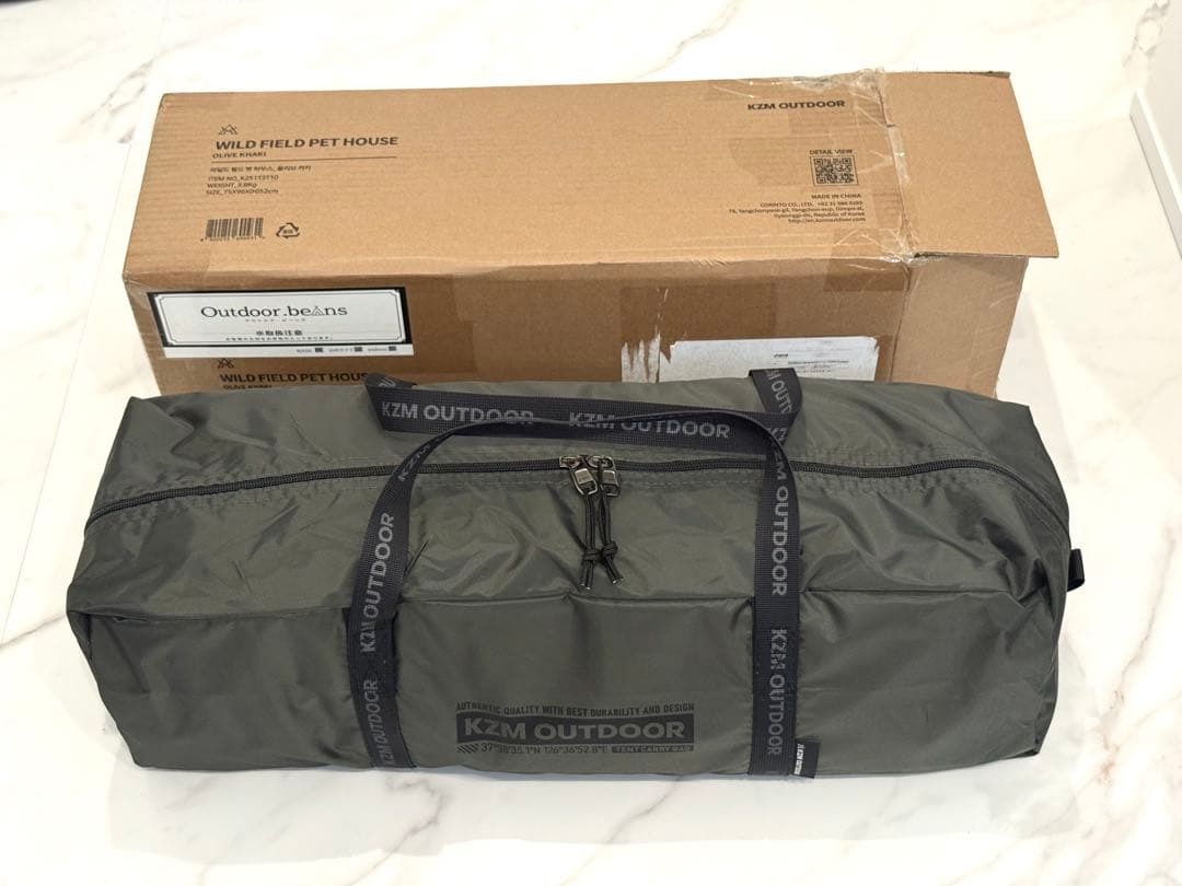 KZM OUTDOOR カズミアウトドア ペットハウス ペットテント