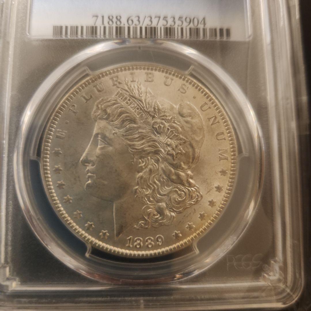 1889 モルガン銀貨 PCGS MS63