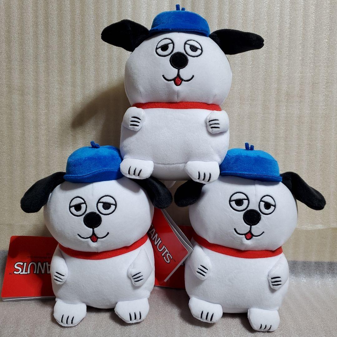 SNOOPY スヌーピー ぽちゃちまぬいぐるみ オラフ 3体