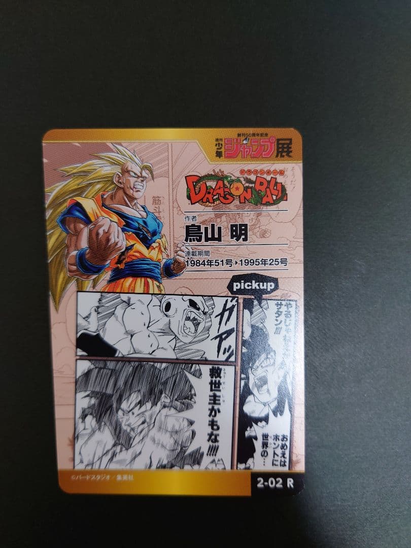ジャンプ展　オールスターカードコレクション　レア　ホロ　キラ　ドラゴンボール