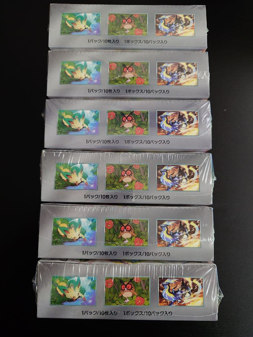ポケモンカード　テラスタルフェスex　シュリンク付き　6box