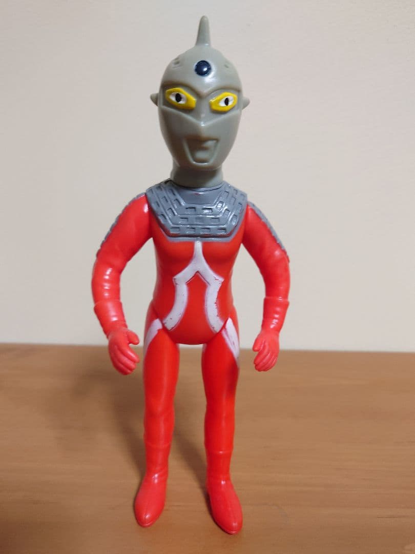 【当時もの】ブルマァク　ソフビ　ウルトラセブン　２３cm　難あり