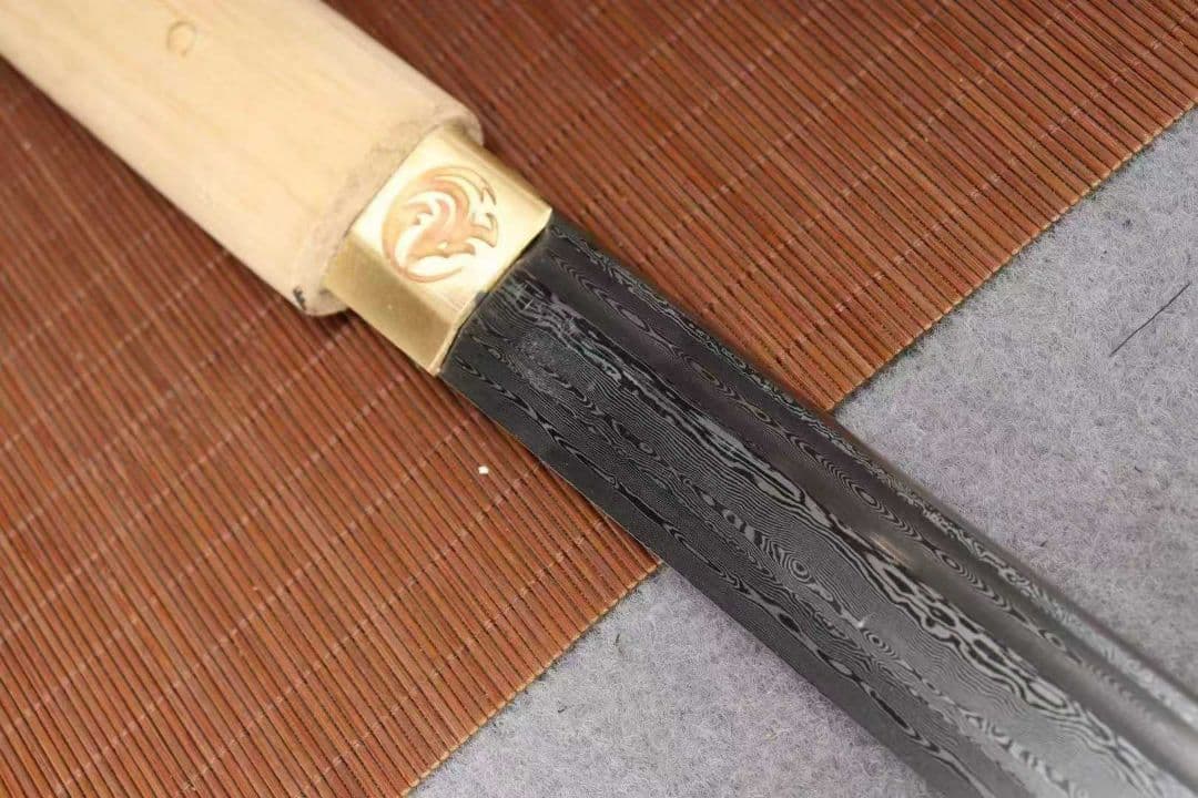 【柏木居合唐刀】古兵器 刀装具 日本刀　模造刀 居合刀 武士道 鑑賞用 美術刀