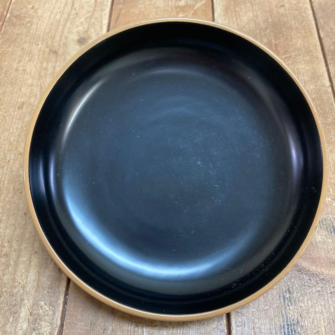 D5 和風 漆器 飾り紐付き 丸型 容器 重箱 菓子器 小物入れ 食籠 組紐