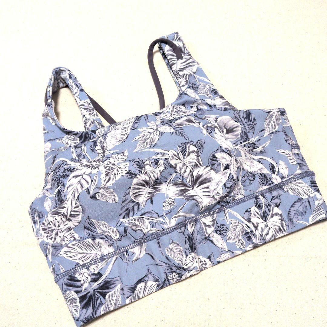 ナージー　花柄 ヨガウェア 上下セット　ブラトップ　レギンス　S　NERGY