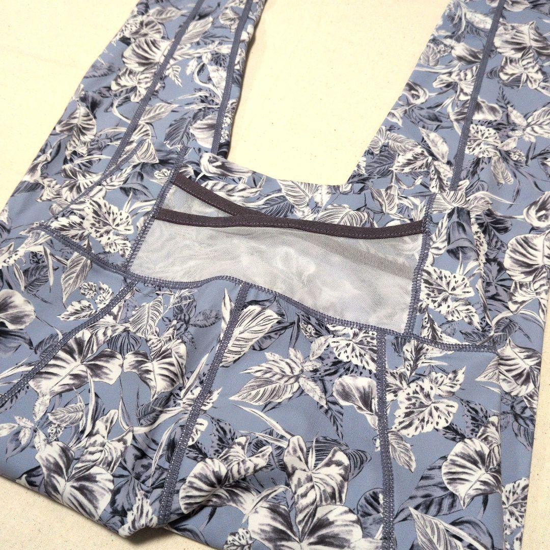 ナージー　花柄 ヨガウェア 上下セット　ブラトップ　レギンス　S　NERGY