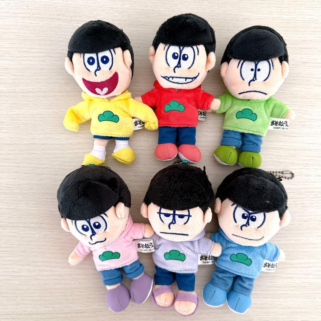 おそ松さん マスコット ぬいぐるみ 三英貿易 ぬいぐるみの三英 キーホルダー６種