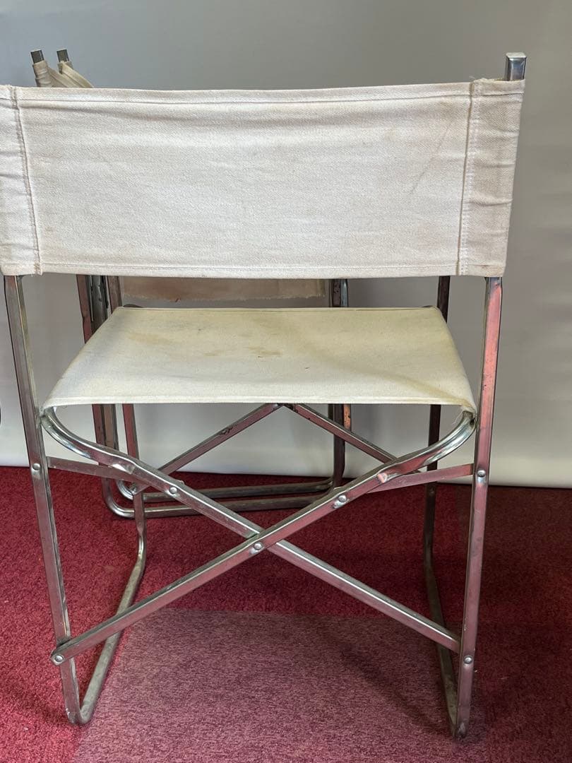 イタリア製 ビンテージ アウトドアチェア　LEROLIN社製　2脚